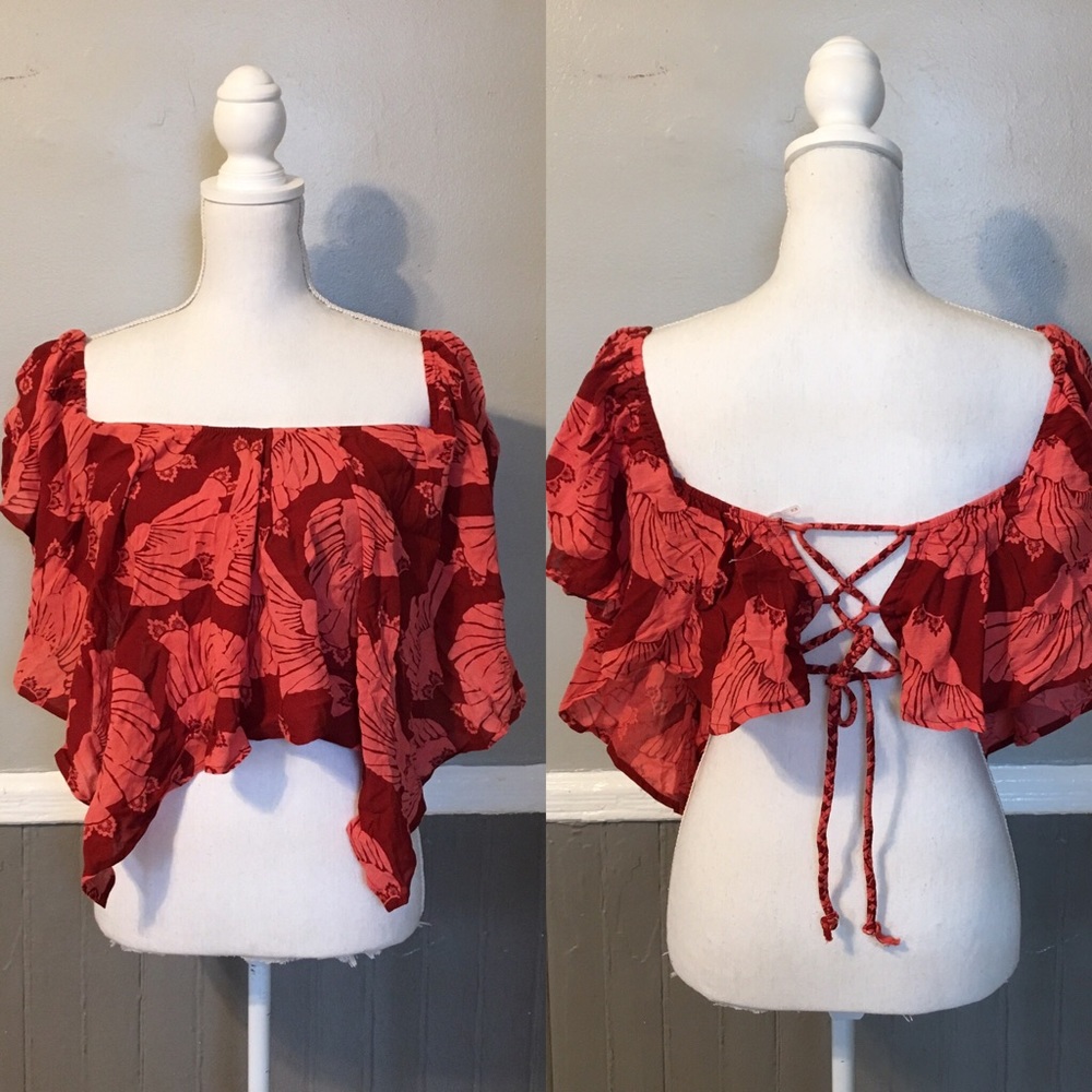 FREE PEOPLE Off The Shoulder Top - Picture 2 of 6